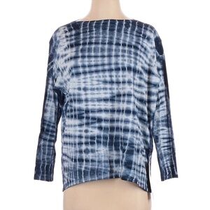 Lululemon Athletica long sleeve tie dye cotton shirt size 4 EUC